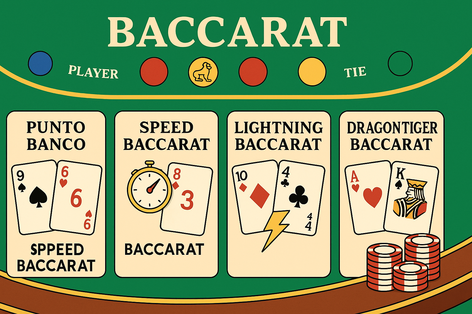 The Most Played Types of Baccarat Games